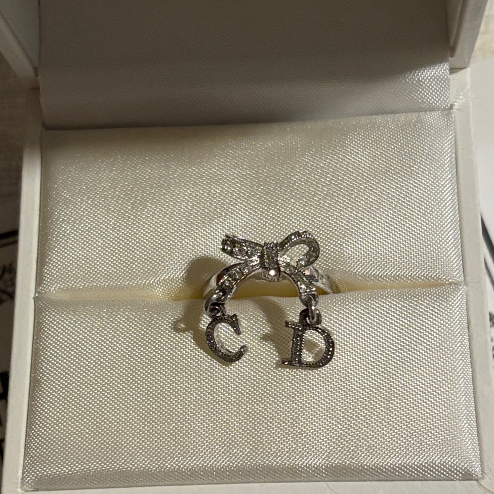 Authentic Dior Silver Ring with COA - Picture 3 of 10